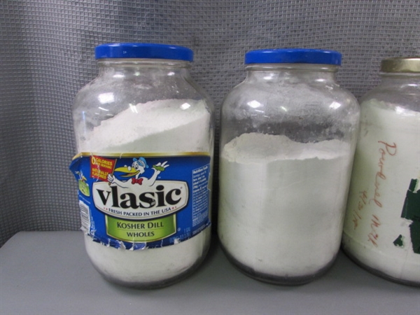 19 1-Gallon Glass Jars