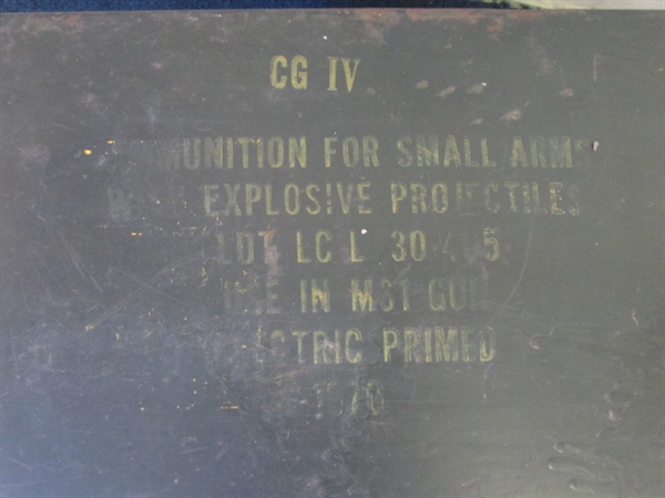 Large Metal Ammo Box