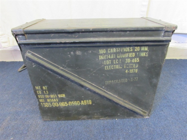 Large Metal Ammo Box