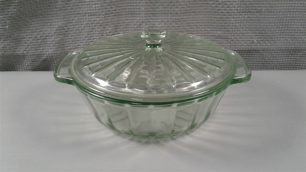 Green MSE Martha Stewart 9 2 Qt Lidded Casserole Dish