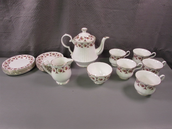 Winalex Ware English Bone China Tea 20 Pc Set