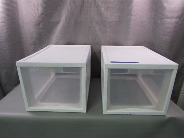 Pair of Sterilite Storage Drawers