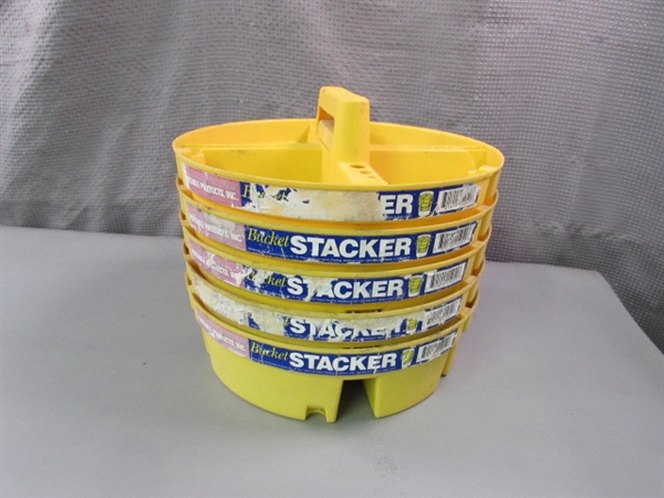 Set of 6 Bucket Stackers