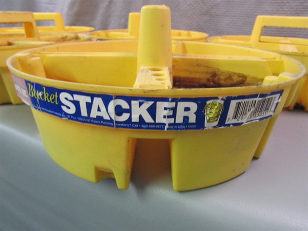 Set of 6 Bucket Stackers