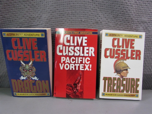 Clive Cussler Book Collection- 8 Titles