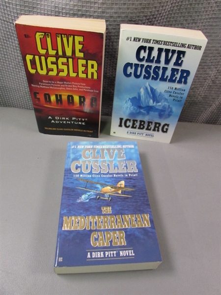 Clive Cussler Book Collection- 8 Titles