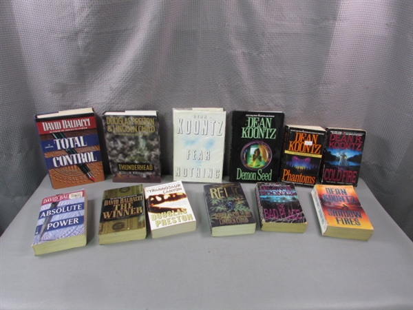 Dean Koontz, David Baldacci, Douglas Preston & Lincoln Child