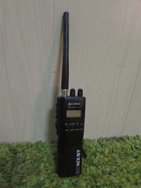 CB RADIO, POWER HORN, SPEAKER, COBRA RADIO & MORE