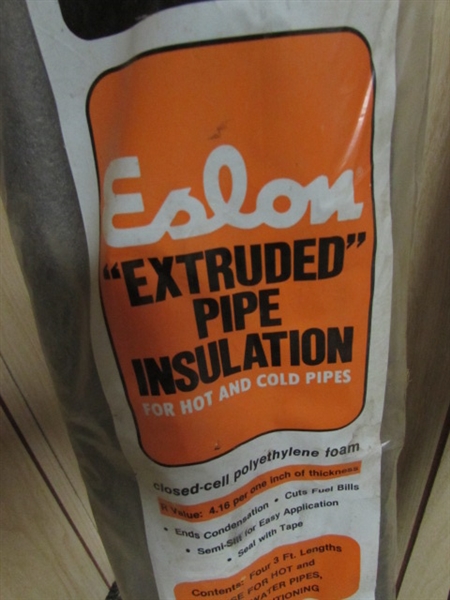PIPE INSULATION & POLY SCREEN
