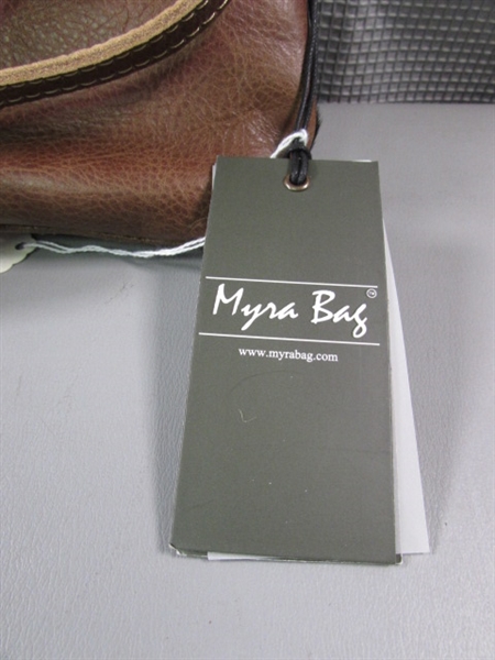 *Brand New* MYRA PROCRASTINATION LEATHER & HAIRON BAG