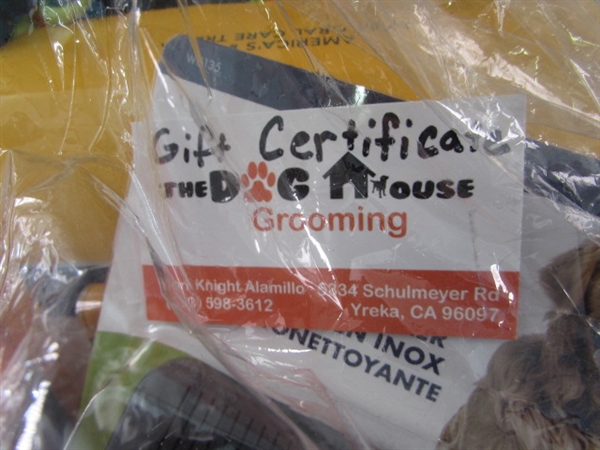 Dog Play and Care Package + Gift Certificate