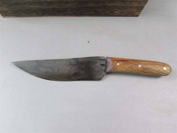 Handmade Kitchen Knife Forged by Shasta Valley Ironworks