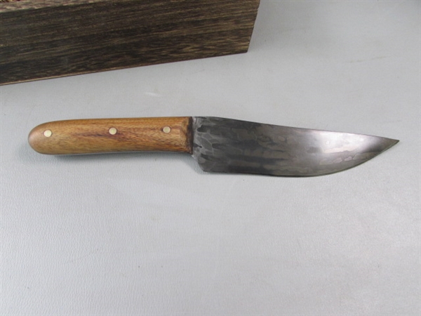 Handmade Kitchen Knife Forged by Shasta Valley Ironworks