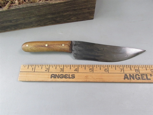 Handmade Kitchen Knife Forged by Shasta Valley Ironworks