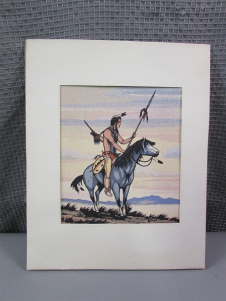 Vintage Frank Vigil Apache Art - Painted Horse