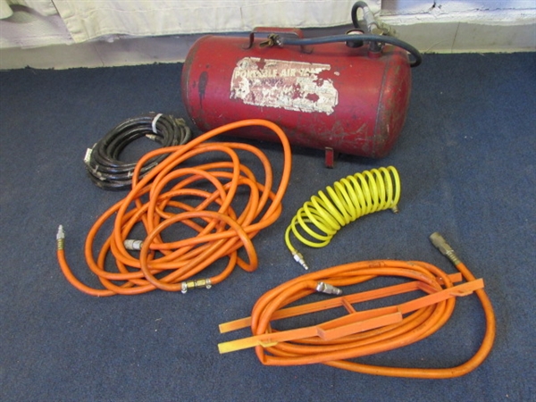 Portable Air Tank & Air Hoses