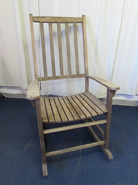 Oversized Wooden Rocker