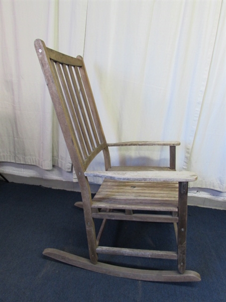 Oversized Wooden Rocker