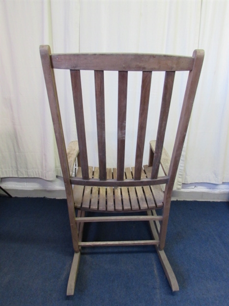 Oversized Wooden Rocker