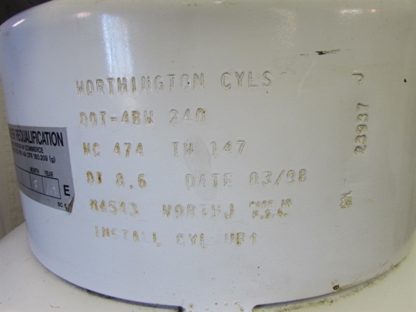 100-Gallon Propane Tank - Empty