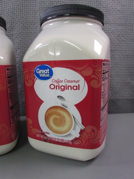 Great Value Original Coffee Creamer 2x 60oz