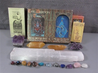 Tarot Cards, Crystals, and Gemstones