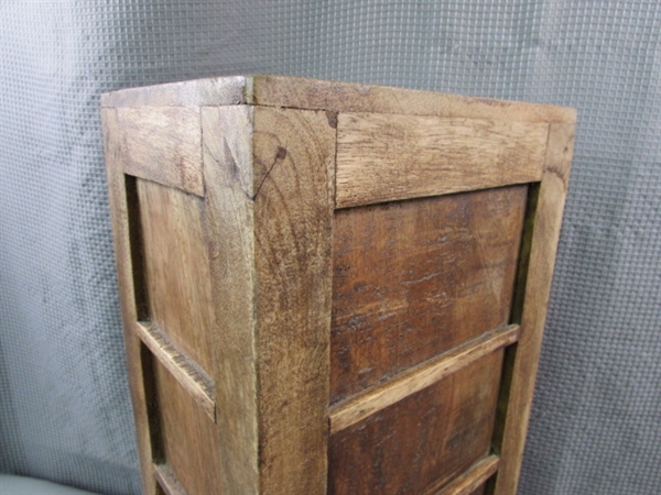 Solid Wood 4 Drawer Cabinet