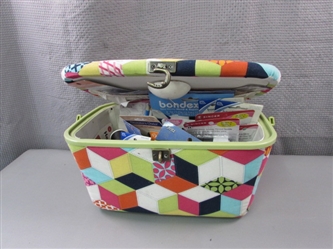 Sewing Box with New Sewing Supplies