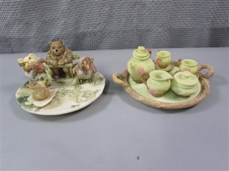Jack & the Beanstalk & Mother Nature Miniature Tea Sets