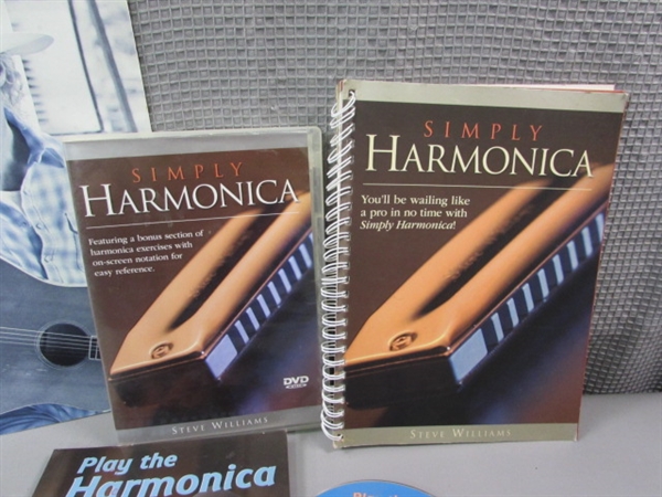 Harmonicas, DVDs and Music Books