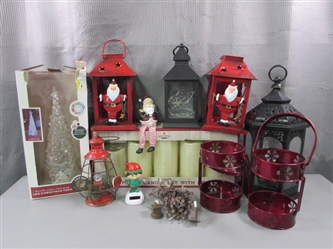 Christmas Lanterns, Lights, Candles, and More