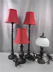 Set of 4 Table Lamps
