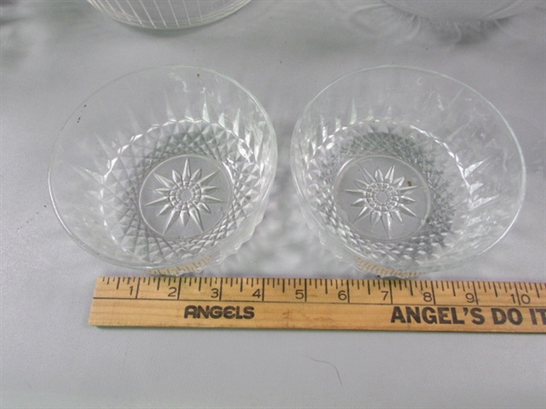 Arcoroc, Duralex, & Pyrex Glass Bowls