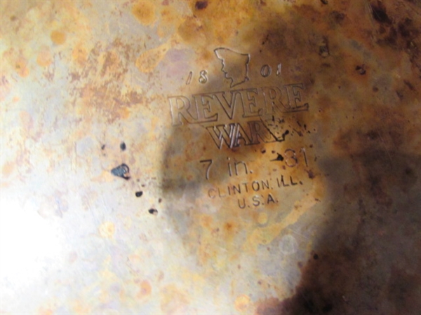 Revere Ware Copper Bottom 14 Pc Set