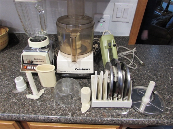 Vintage Blender, Food Processor, & Hand Mixer
