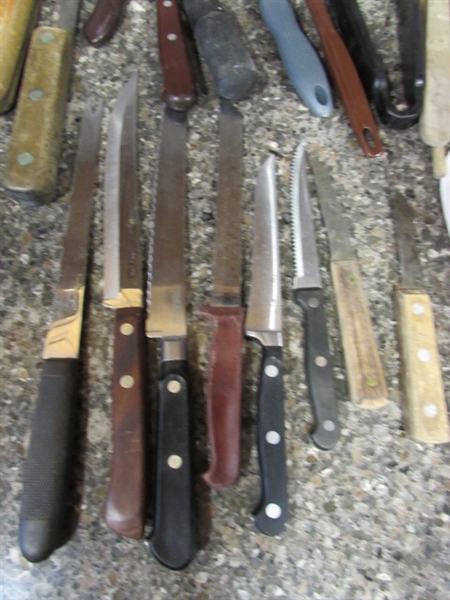 Vintage Kitchen Utensils and Knives