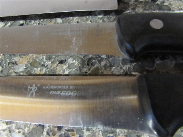 J.A. Henckels International Knife Set w/Cutting Board