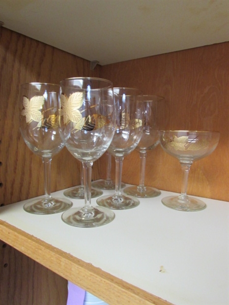 Large Collection of Misc Wine Glasses