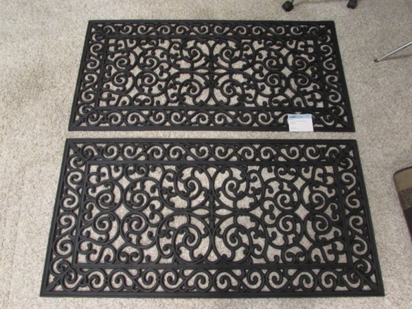 Pair of New TrafficMaster Rubber Door Mats 24x48