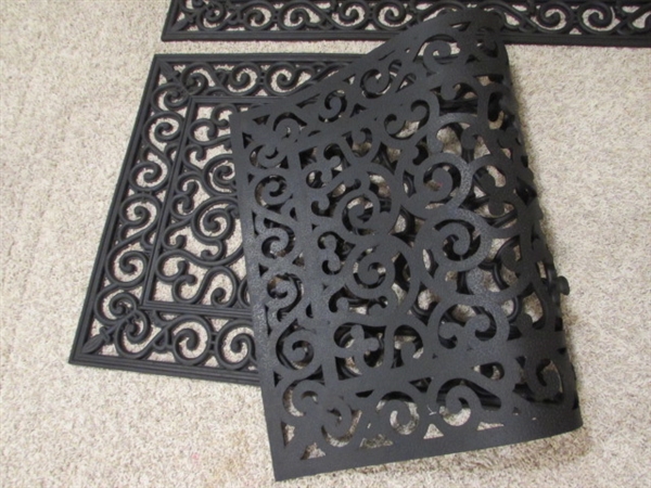 Pair of New TrafficMaster Rubber Door Mats 24x48