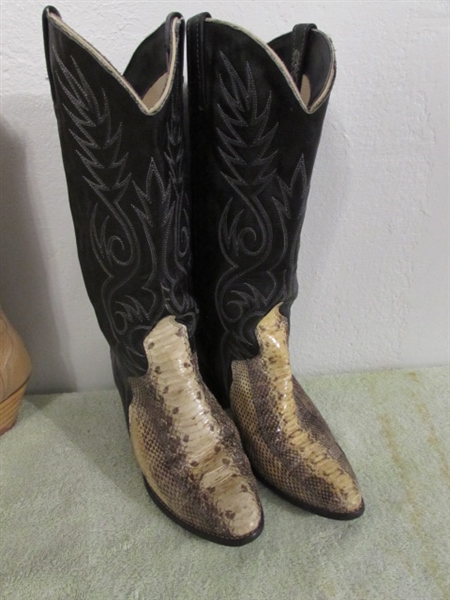 2 Pair ACME Womens Cowboy Boots 7 1/2