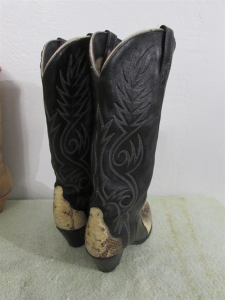 2 Pair ACME Womens Cowboy Boots 7 1/2