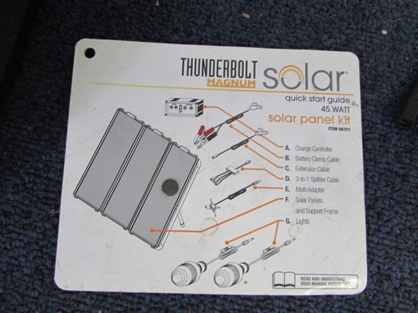 Thunderbolt Magnum Partial Solar Panel Kit.