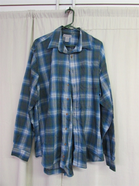 Men's XL-3X Flannel & Button Up Shirts