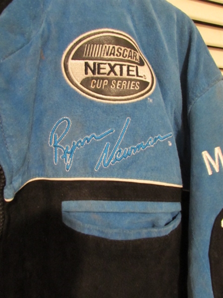 Nascar Ryan Newman #12 XL Suede Leather Jacket