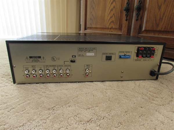 SONY STEREO AMPLIFIER TA-AX435 - Weed Estate