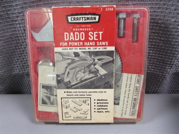 Wet Wheel Machine, Dado Set, & Hand Tools