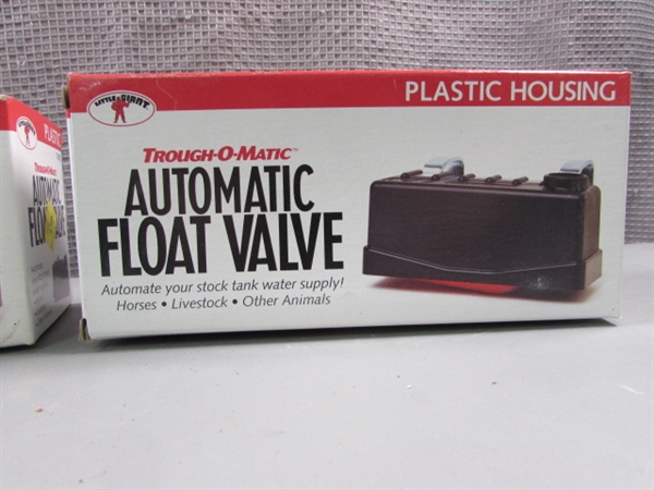 2- Trough-O-Matic Automatic Float Valves