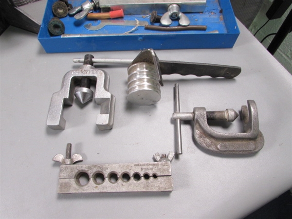 Adjustable Clamp, Pipe Cutters, Double Flaring Tool, etc