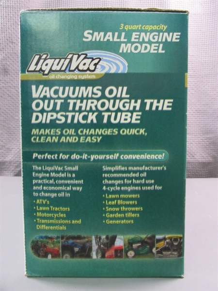 LiquiVac Oil Changing System